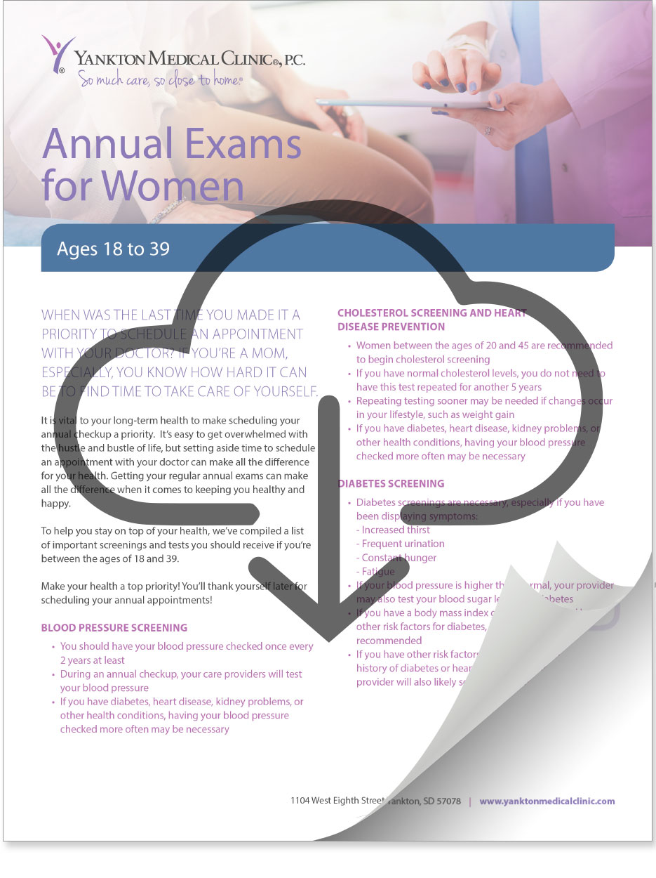 Image of the Annual Exam for Women resource with download icon